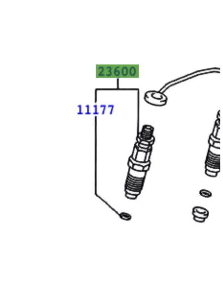 Injecteur complet KZJ7 KZJ9 TOYOTA - accessoire 4x4