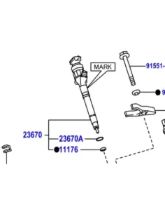 Neue Injektor Toyota VD200 EURO5 272cv 2012+ TOYOTA - 4x4 Zubehör 2