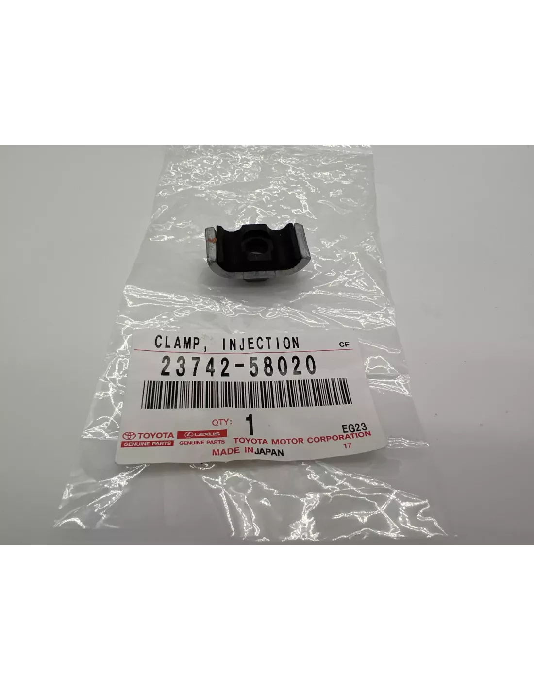 Collier 2 tuyaux injecteur avec filetage KDJ VDJ TOYOTA - accessoire