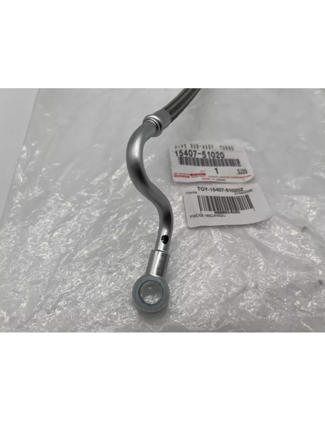 Conduite Alimentation Huile Turbo Droit Toyota Land Cruiser