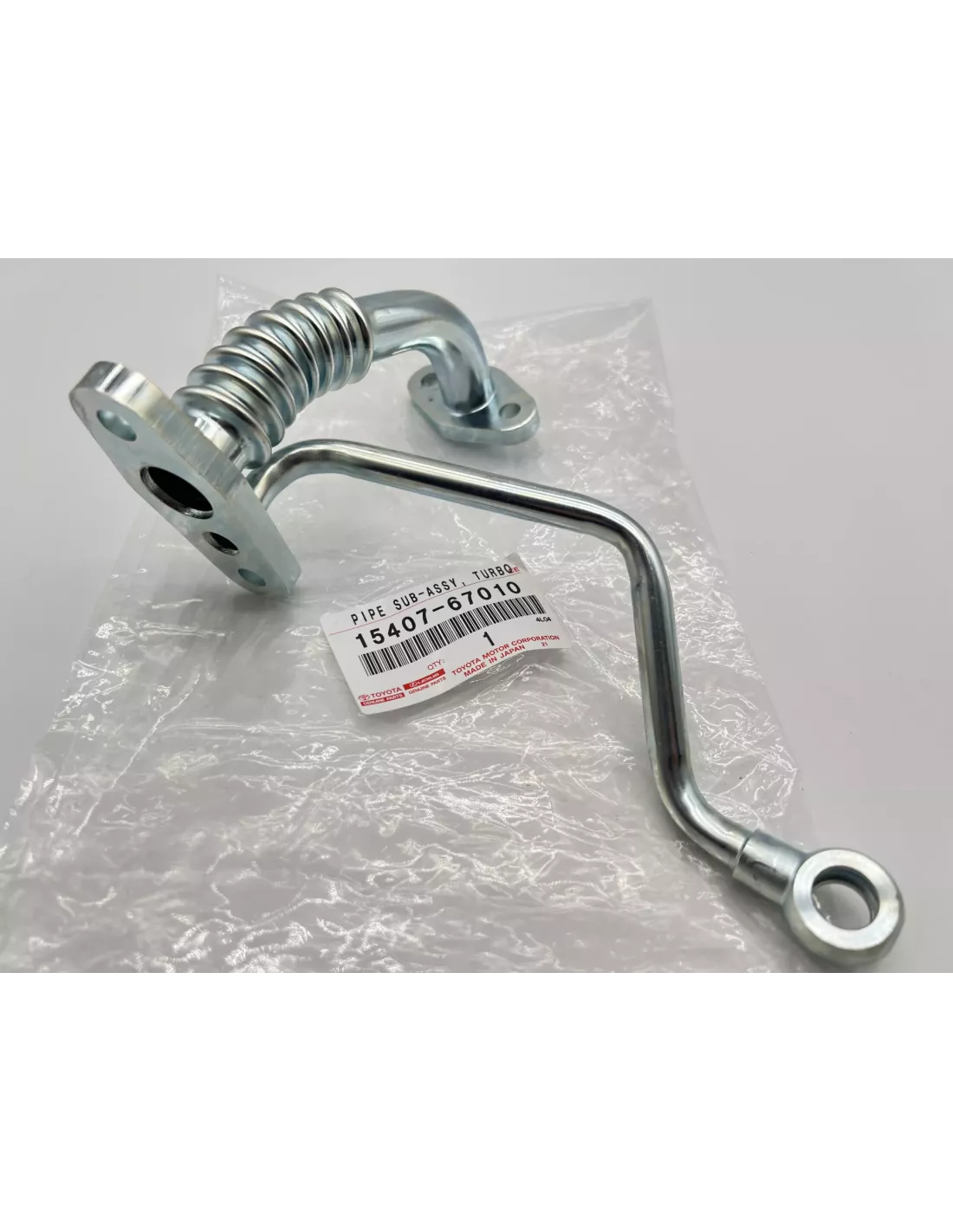 Tube rigide alimentation huile turbo KZJ7 KZJ9 TOYOTA - accessoire 4x4