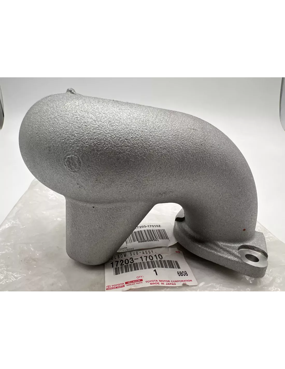 Pipe aluminium entrée air turbo HDJ100 - Turbo géo standard TOYOTA -