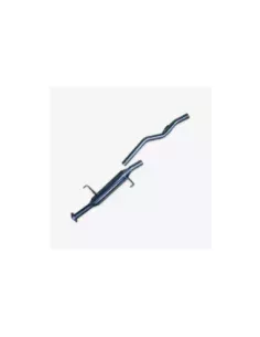 Gemiddeld met Silencer + TECINOX ISUZU D-MAX 3.0L Achterbuis 3.0L 2