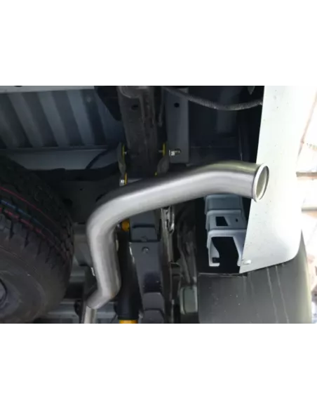 Intermediaire sans silencieux + tube arriere Tecinox Isuzu D-Max 2.5L