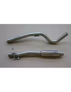 Intermediaire avec silencieux Tecinox Jeep Wrangler Jk 2.8L CRD 200HP 2