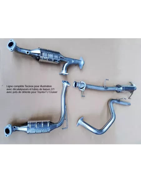 Intermediaire avec Silencieux Tecinox Toyota Land Cruiser /