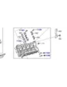 Culasse nue gauche VDJ200 286cv - avec guides de soupape TOYOTA -