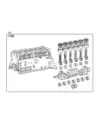 Bloc moteur embiellé 1HZ pour Land Cruiser HZJ78 HZJ79 HZJ105 TOYOTA