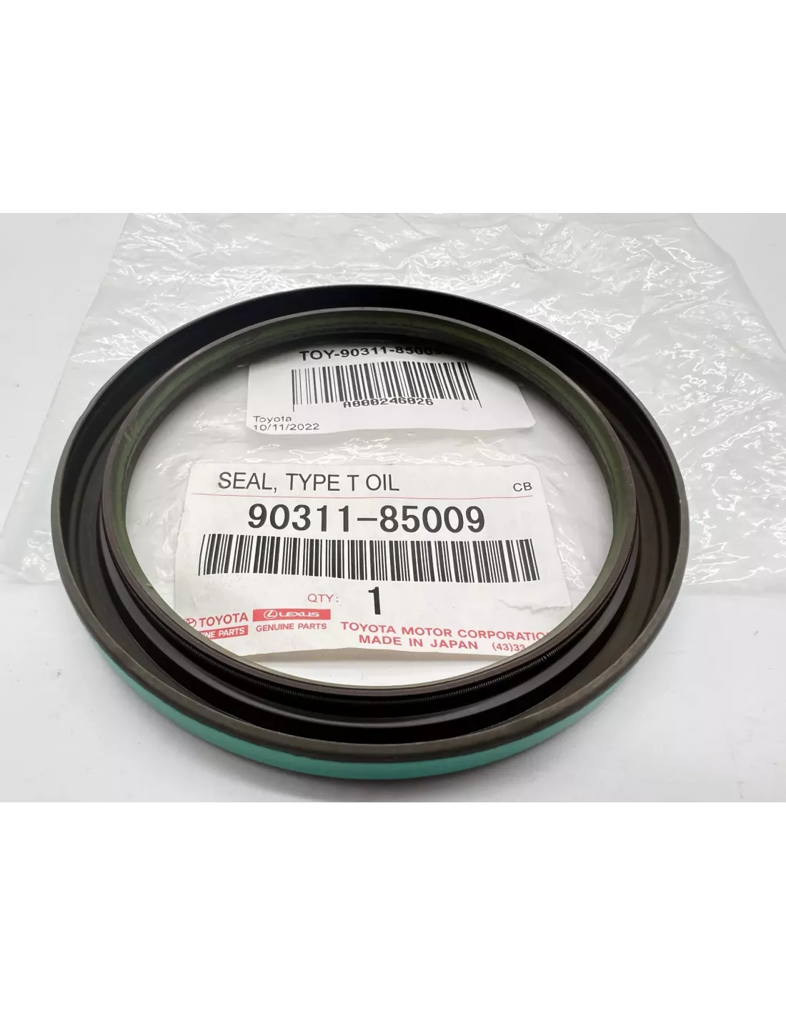 Joint spi arrière vilebrequin côté volant moteur LJ7 Hilux 2.4D et