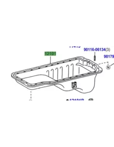 Carter huile moteur HZJ78 HZJ79 TOYOTA - accessoire 4x4 2