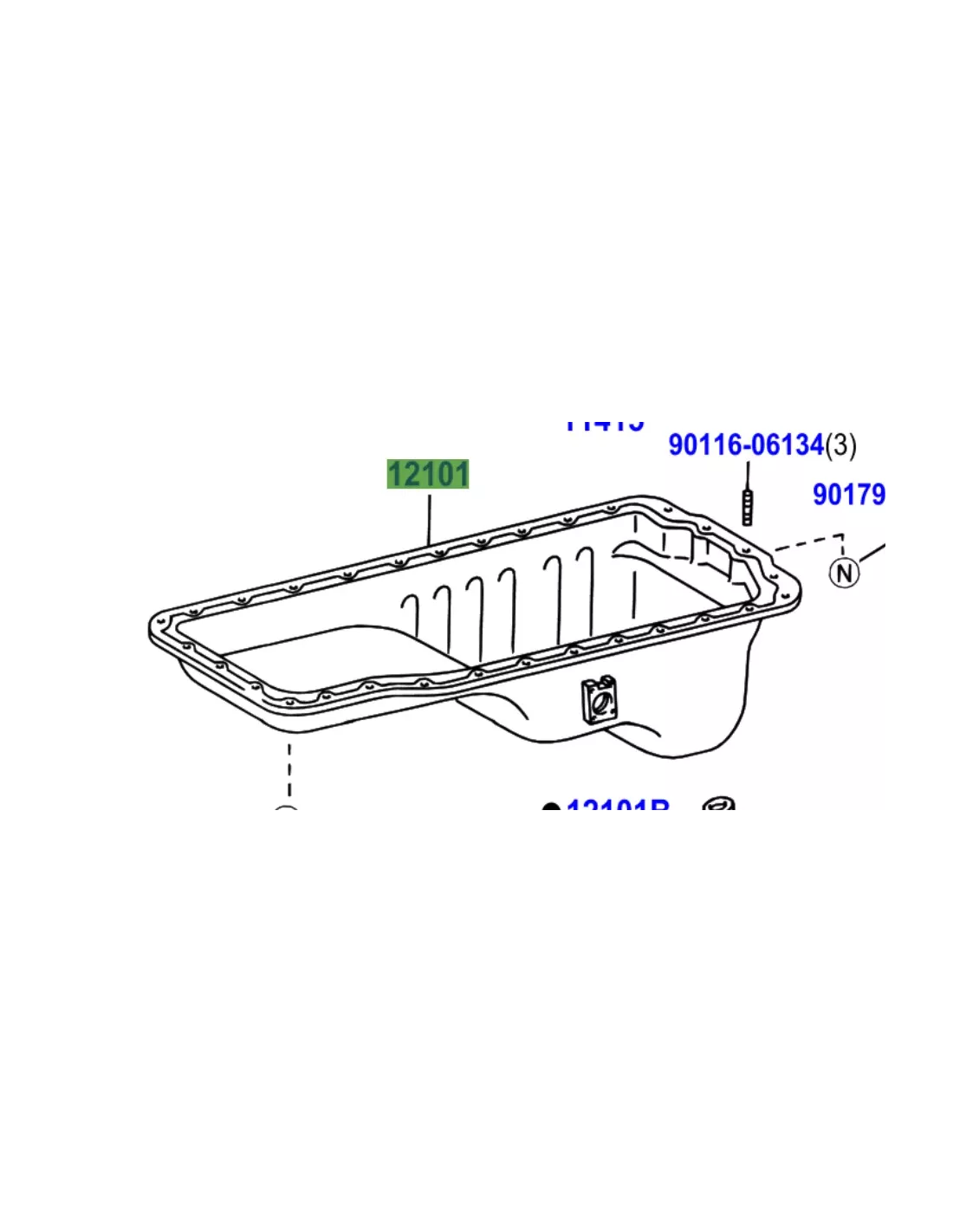 Carter huile moteur HZJ78 HZJ79 TOYOTA - accessoire 4x4