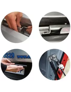 Kit shock absorbers and rear door lift aid Toyota Hilux Revo 2