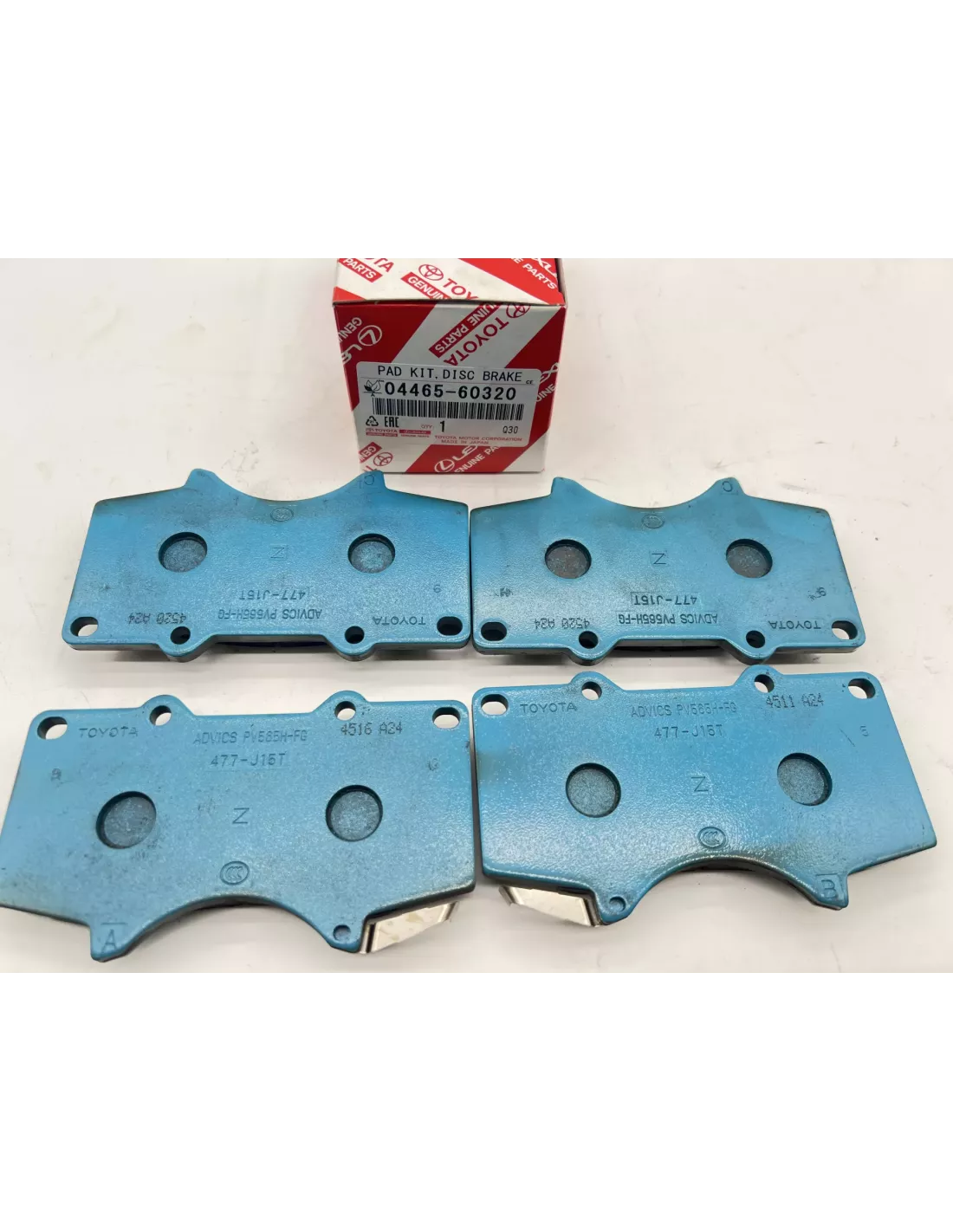 Plaquettes de frein avant KDJ12 KDJ15 Hilux Vigo Revo - origine
