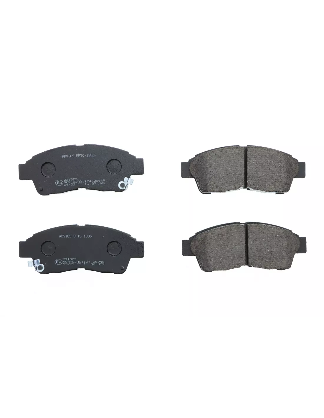 Plaquettes de frein avant RAV4 SXA1 1994-2000 - qualité origine AISIN