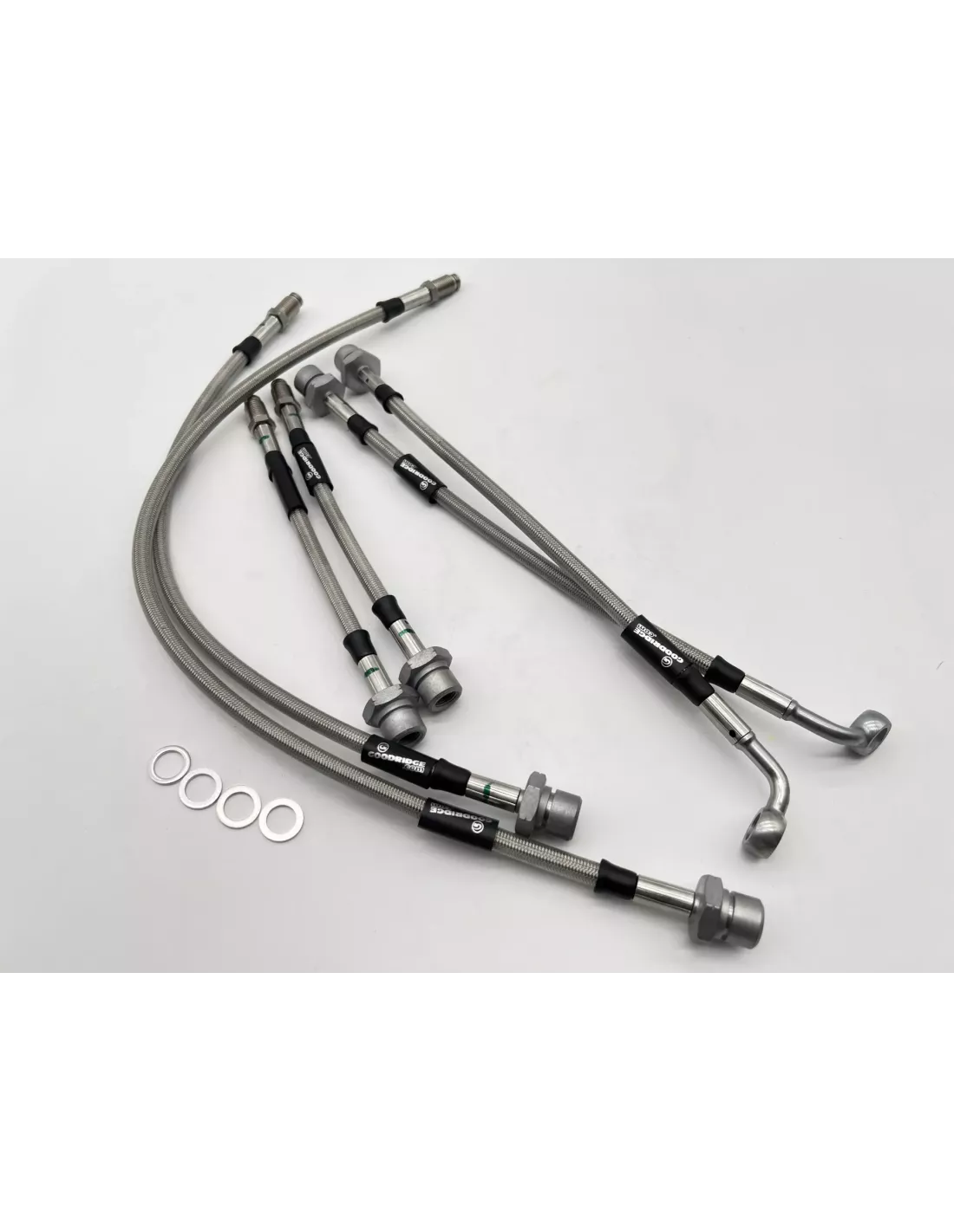 Kit durites de Frein aviation en inox HZJ73 KZJ73 GOODRIDGE -