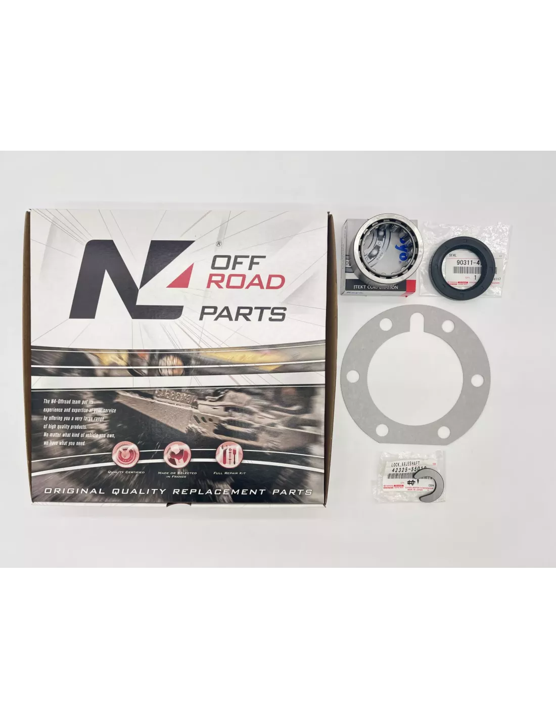Kit roulement de roue arrière Land Cruiser montage semi-flottant