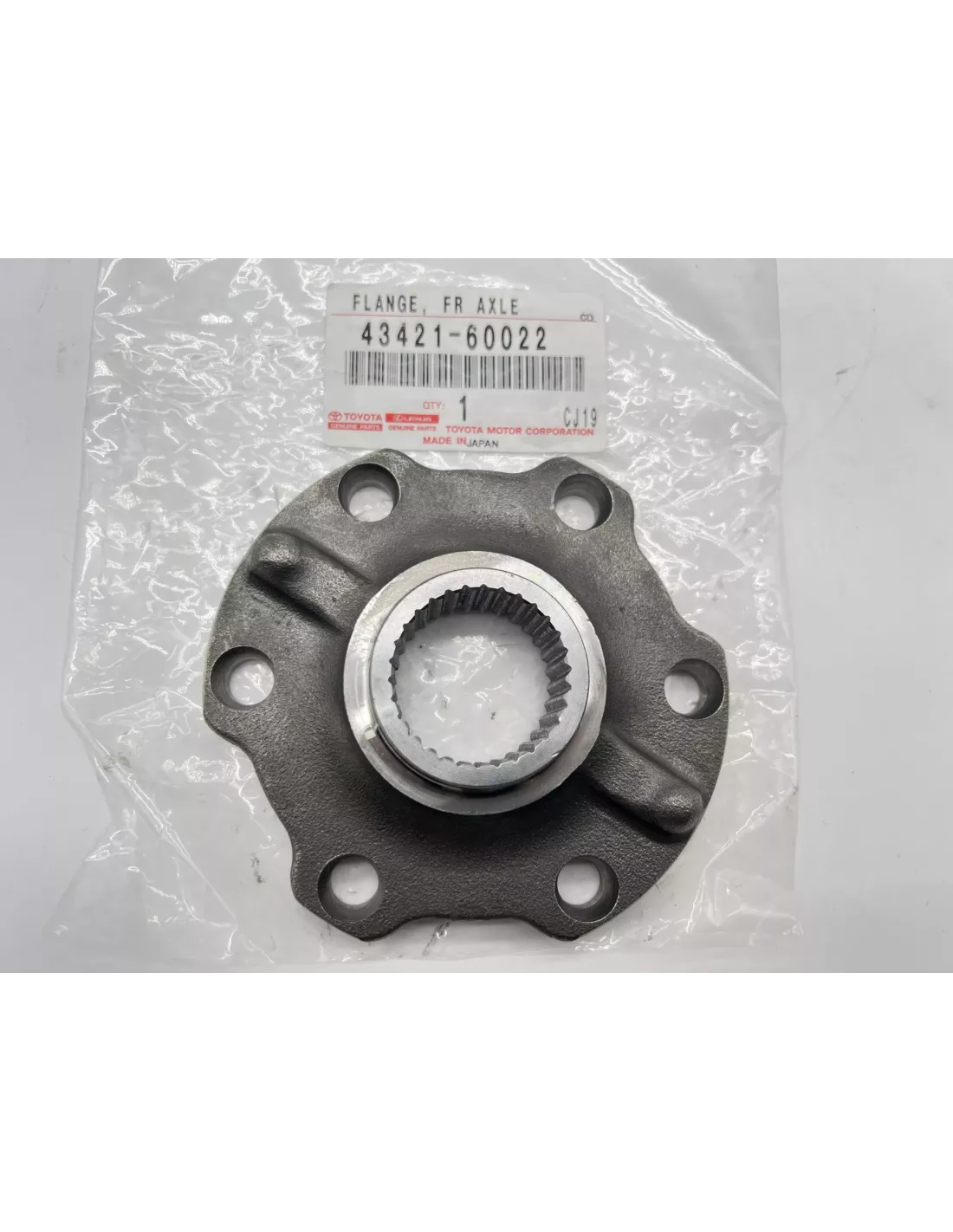 Flasque main meneuse de pont avant pour HDJ80 sans ABS TOYOTA -