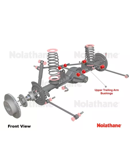 Kit silent bloc polyuréthane Nolathane tirants pont arrière