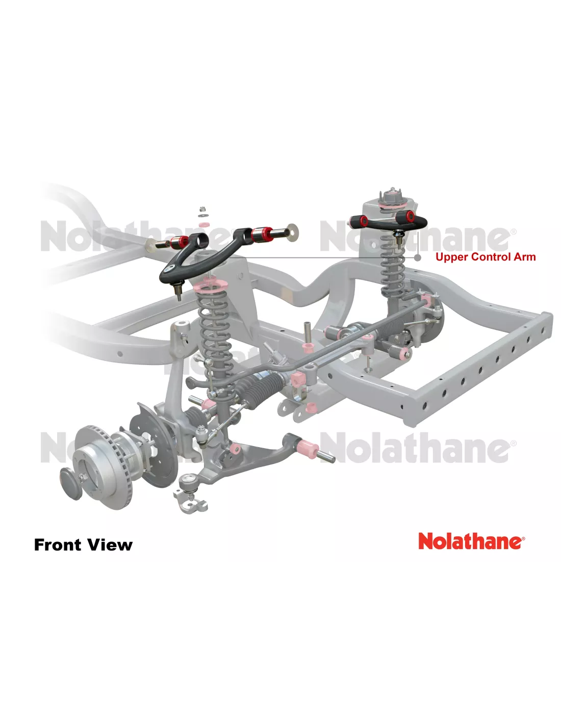 Paire de triangles supérieurs renforcés KDJ12 KDJ15 Nolathane