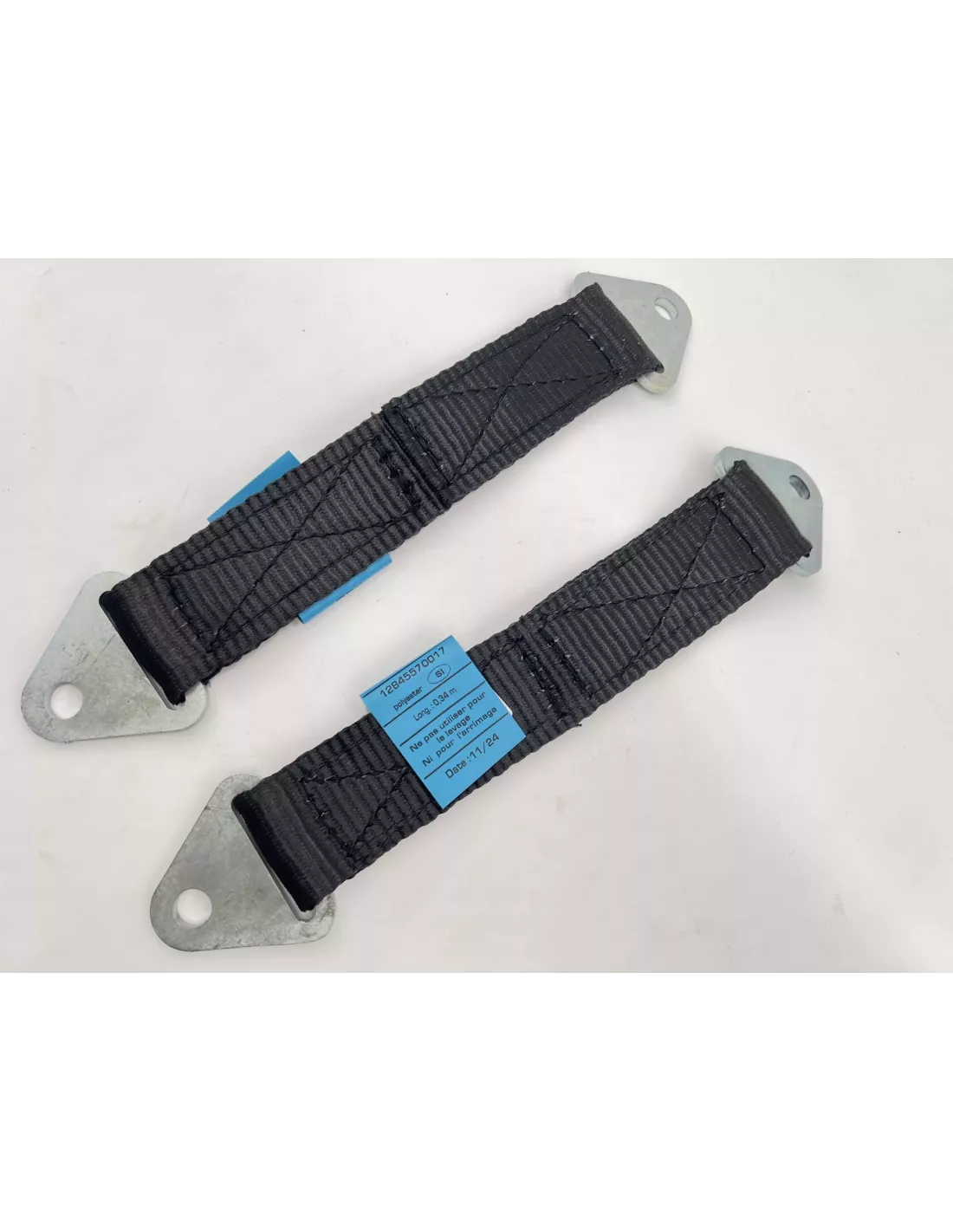 Kit de paire de sangles anti-débattement à visser 340mm