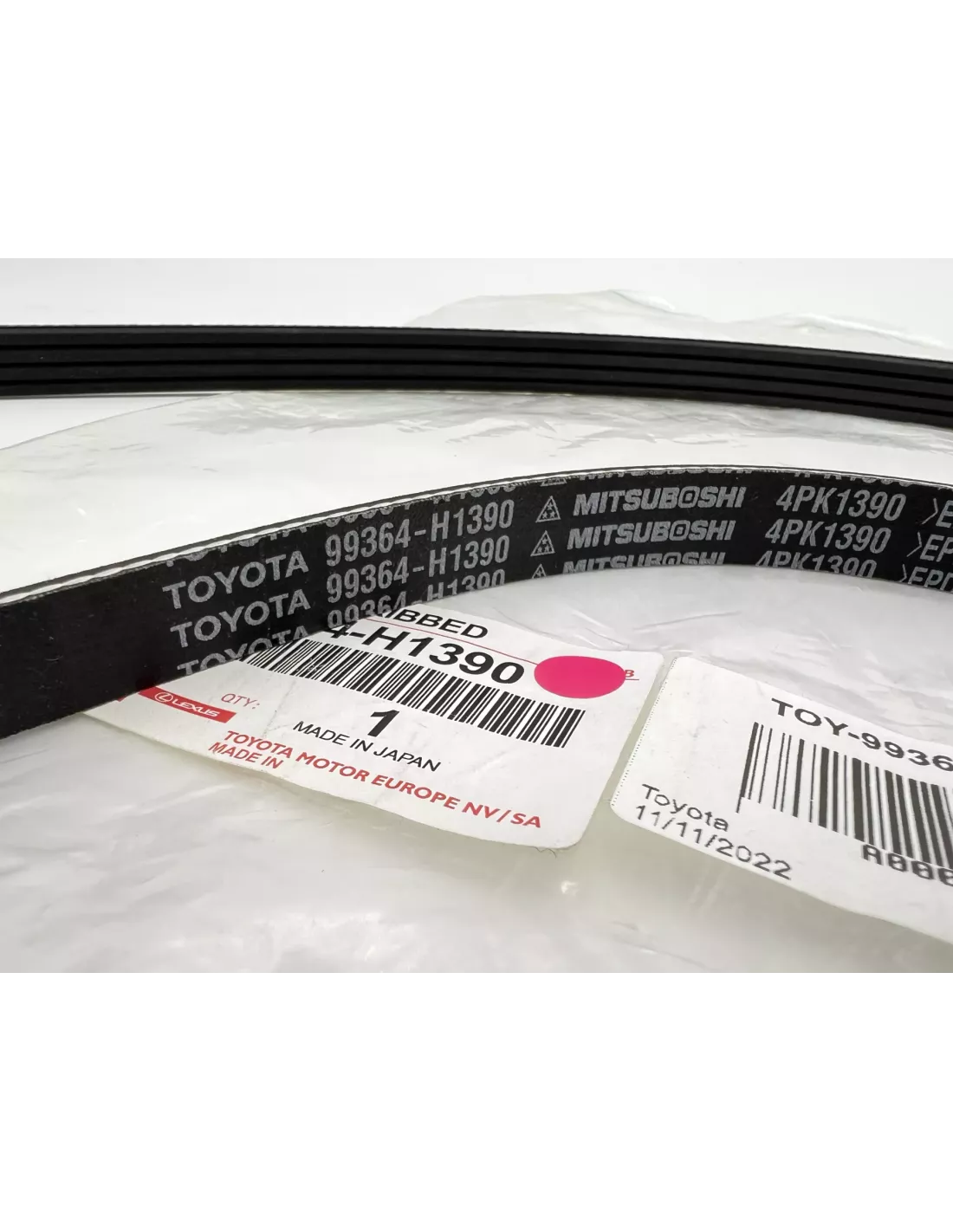 Courroie accessoires réchauffeur VDJ200 TOYOTA - accessoire 4x4