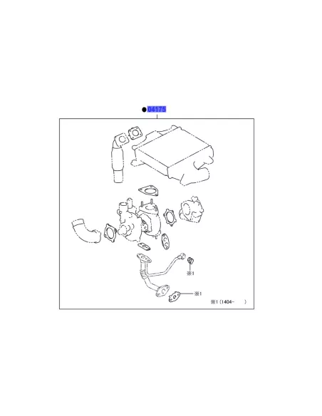 Pochette de joints de turbocompresseur Hilux Vigo 3.0D4-D TOYOTA -