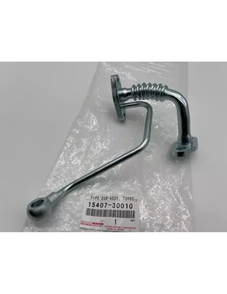 Tube rigide alimentation huile turbo KDJ9 KDJ12 163cv 166cv TOYOTA -