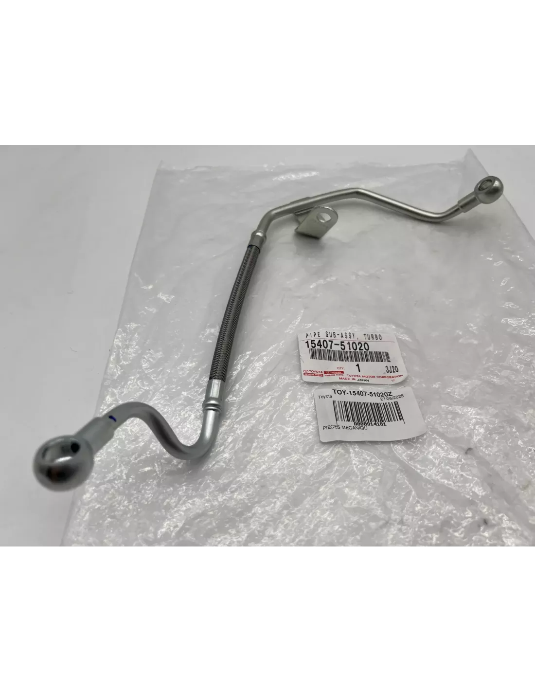 Conduite alimentation huile turbo droit VDJ200 TOYOTA - accessoire 4x4