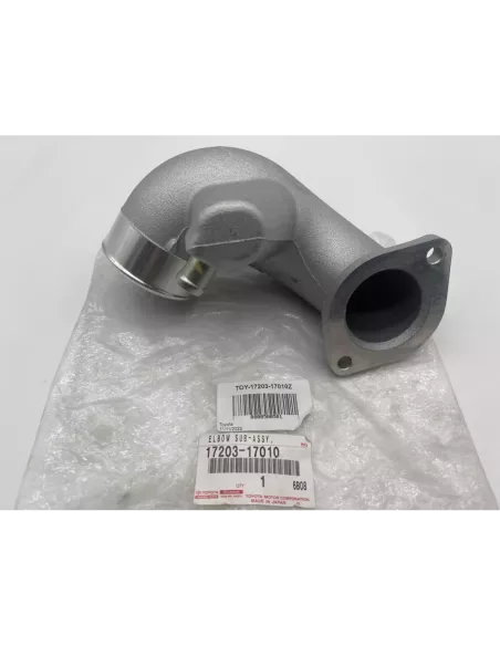 Pipe aluminium entrée air turbo HDJ100 - Turbo géo standard TOYOTA -