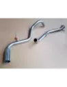 Intermediaire sans silencieux + tube arriere (embout poli diam.90mm.)