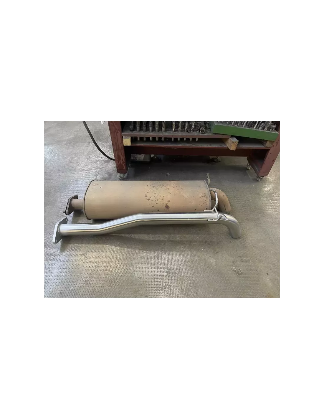 Intermediaire avec silencieux + tube arriere Tecinox Ford Ranger T7