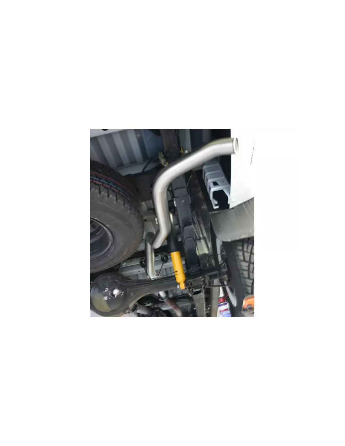 Intermediaire sans silencieux + tube arriere Tecinox Isuzu D-Max 2.5L