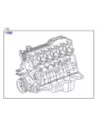Moteur assemblé NEUF 1HZ pour Land Cruiser HZJ78 HZJ79 HZJ105 TOYOTA