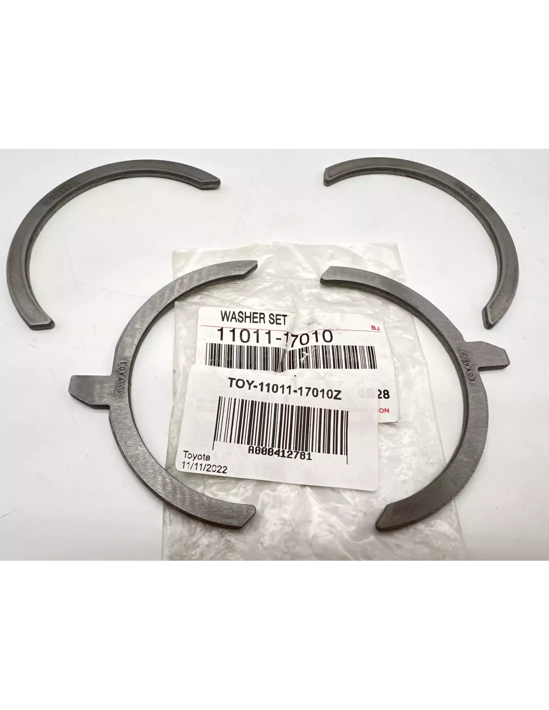Jeu de cales de réglage latéral de vilebrequin HDJ80 HDJ100 HZJ7