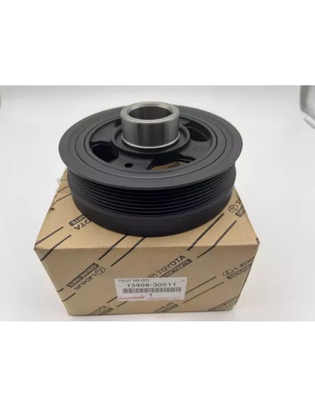 Poulie damper vilebrequin KDJ9 KDJ12 KDJ15 173cv Hilux Vigo 3.0D4-D