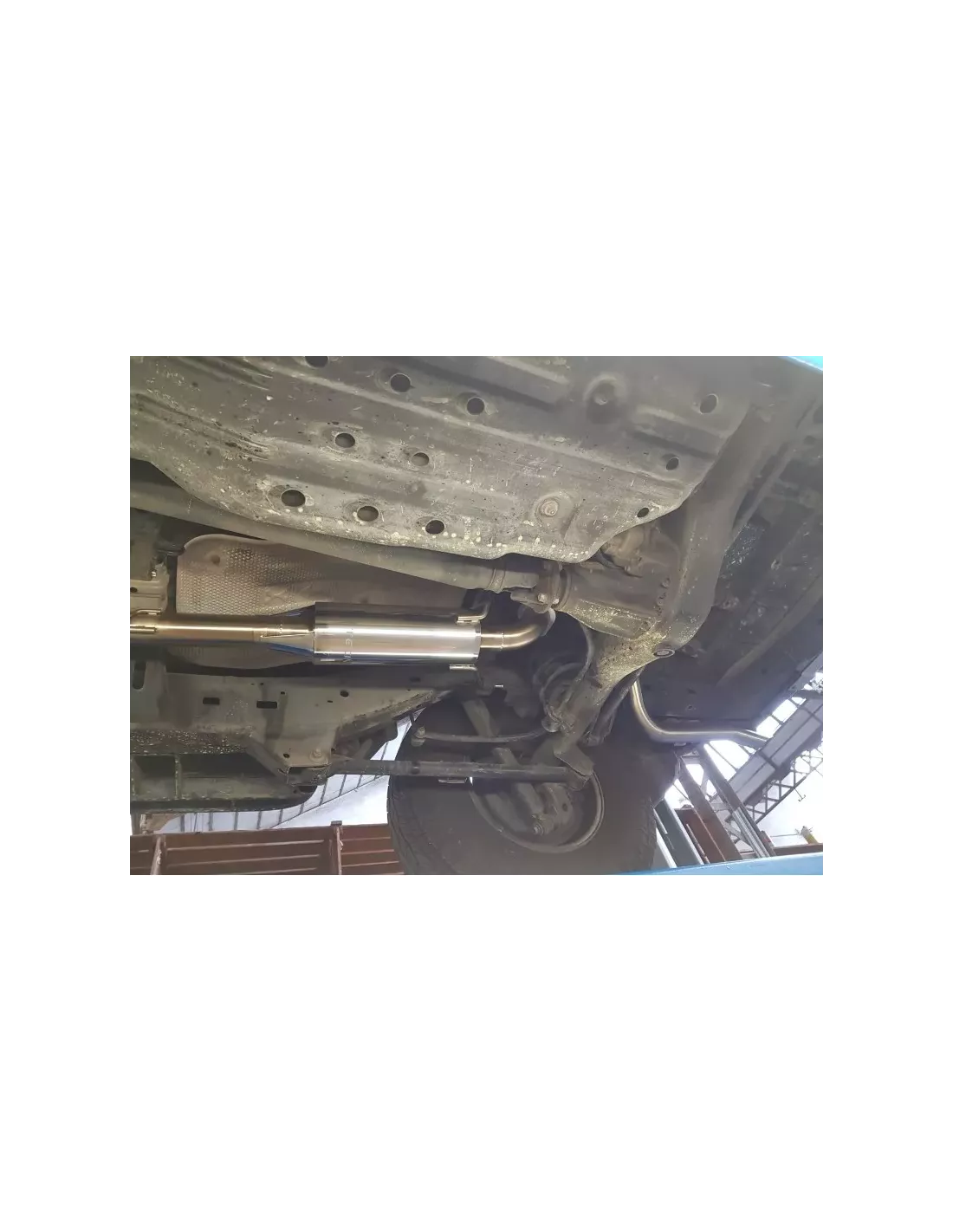 Gemiddeld met Silencer Tecinox Toyota FJ Cruiser 2006-2018
