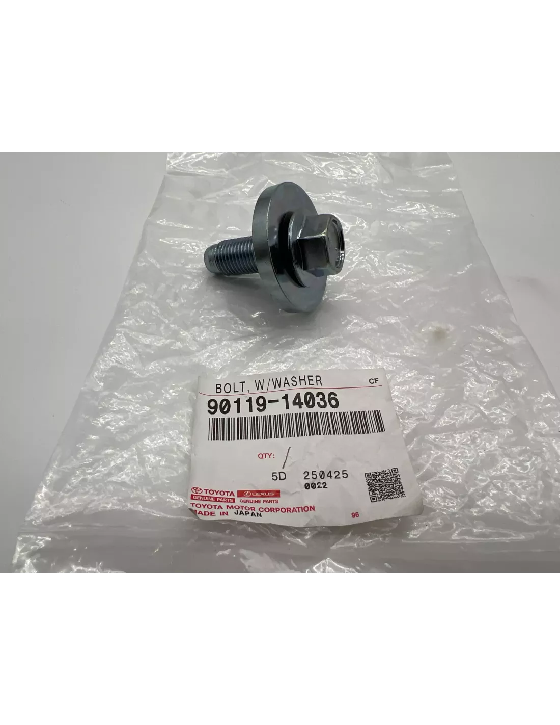 Boulon arbre à cames - maintien poulie distribution TOYOTA -