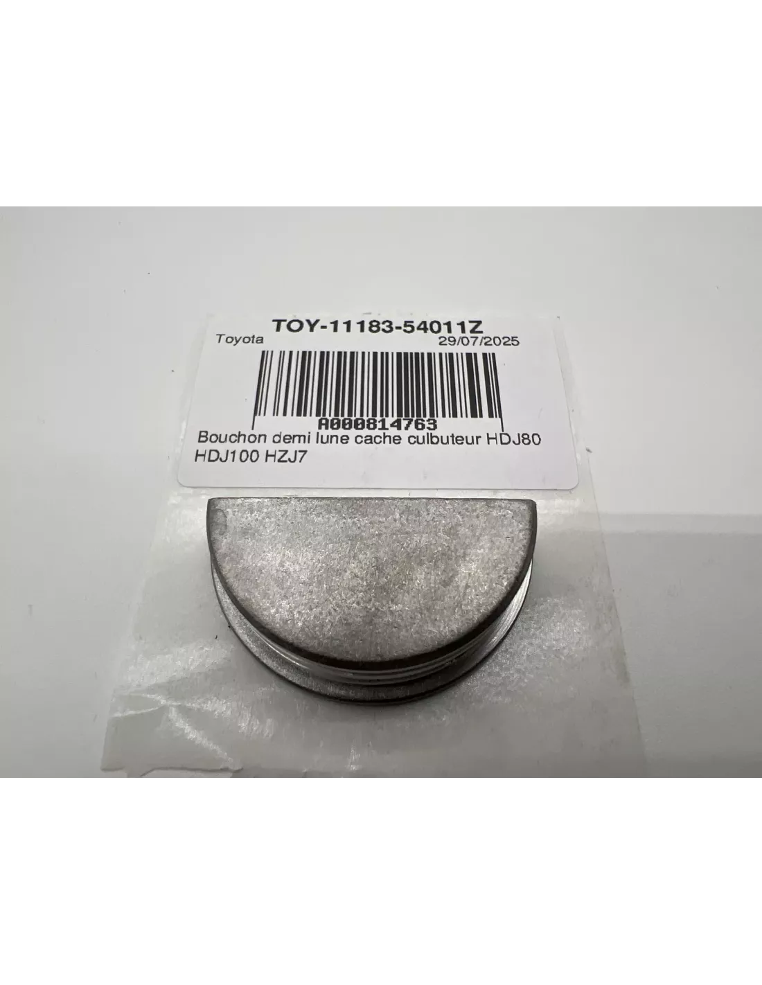 Bouchon demi lune cache culbuteur HDJ80 HDJ100 HZJ7 TOYOTA -