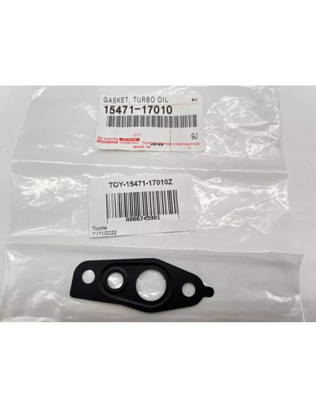 Joint entre turbo et tube alimentation huile HDJ100 avec