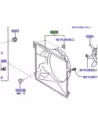 Buse radiateur tunnel hélice visco coupleur ventilateur KDJ150 KDJ155
