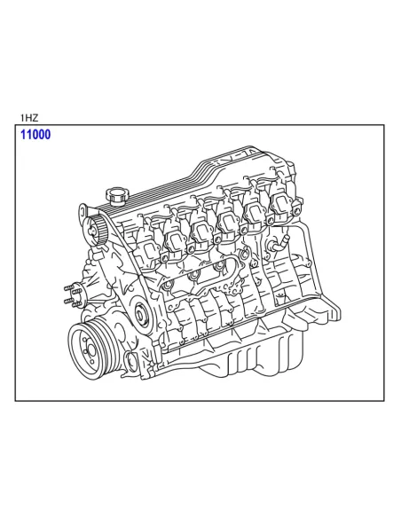 Moteur assemblé NEUF 1HZ pour Land Cruiser HZJ78 HZJ79 HZJ105 TOYOTA