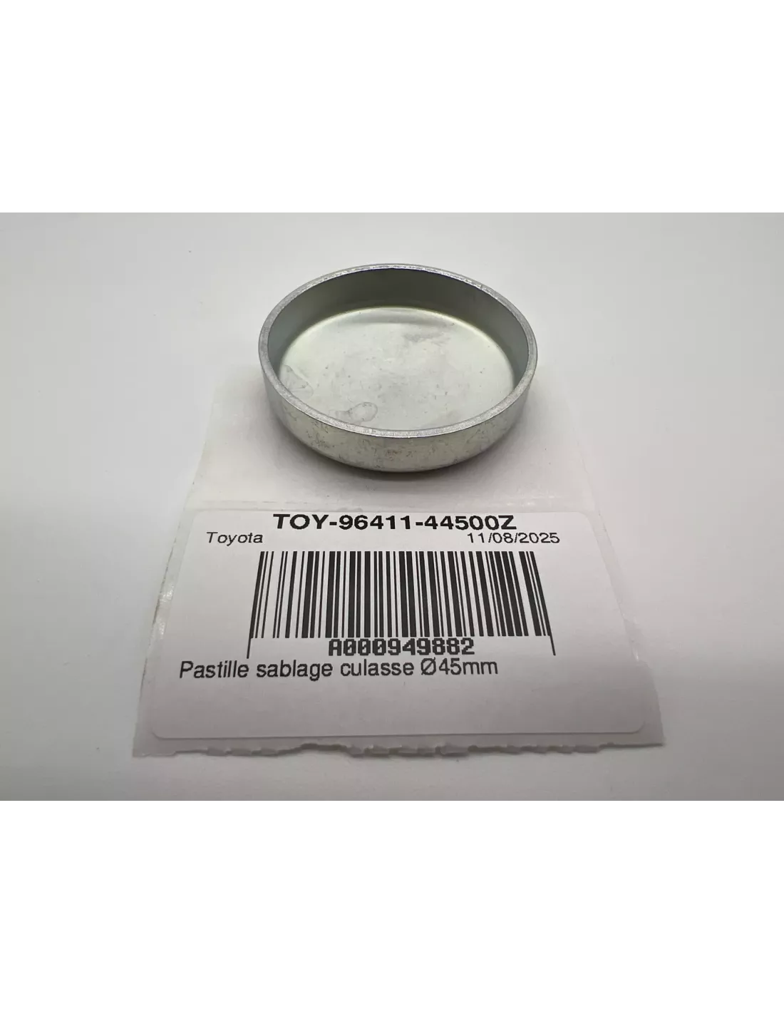 Pastille sablage culasse Ø45mm TOYOTA - accessoire 4x4