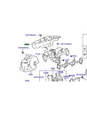 Isolant tôle pare chaleur collecteur échappement KDJ12 TOYOTA -
