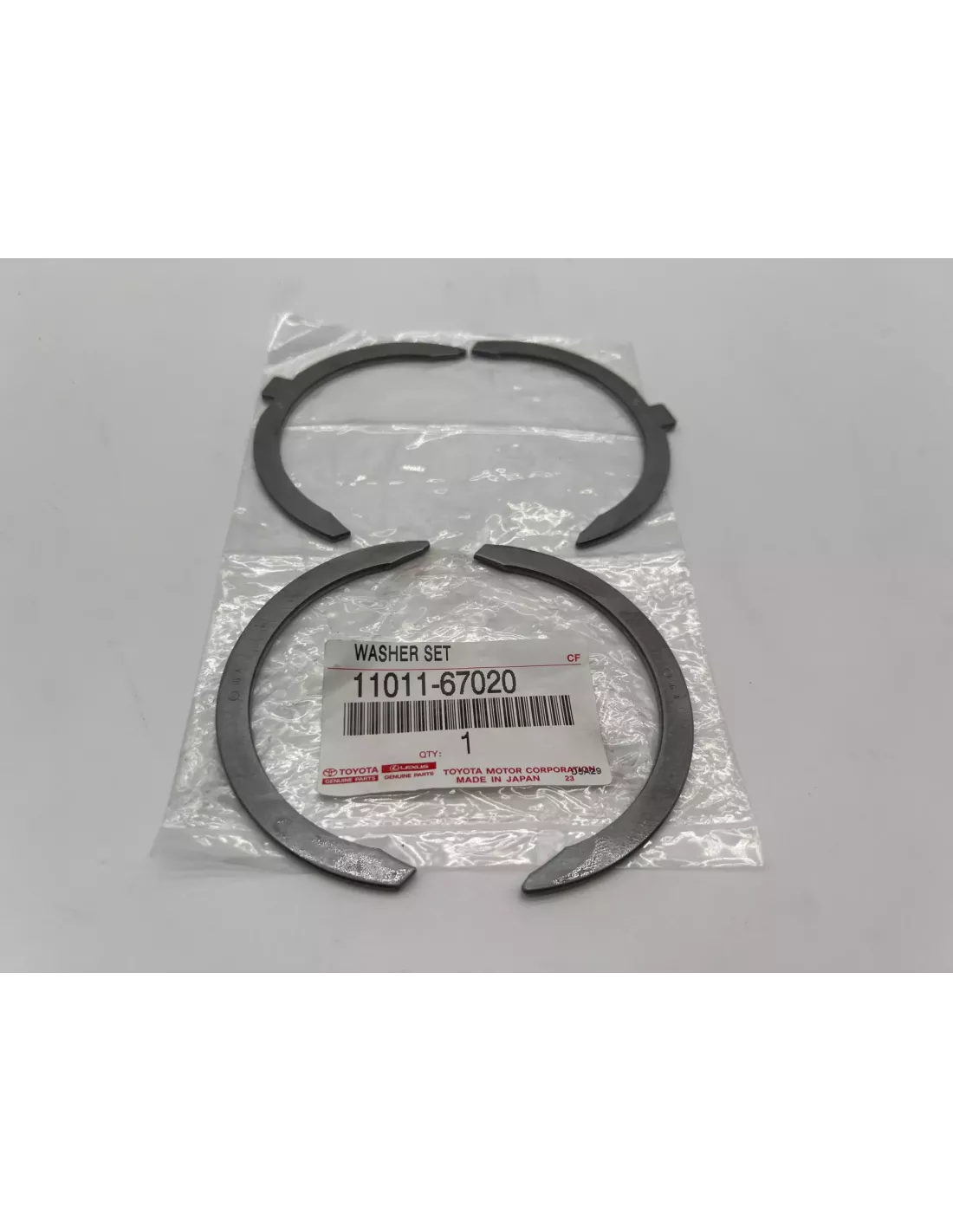 Jeu de cales de réglage latéral de vilebrequin KZJ7 KZJ9 KDJ9 KDJ12