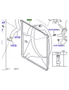 Buse radiateur tunnel hélice visco coupleur ventilateur VDJ200 TOYOTA