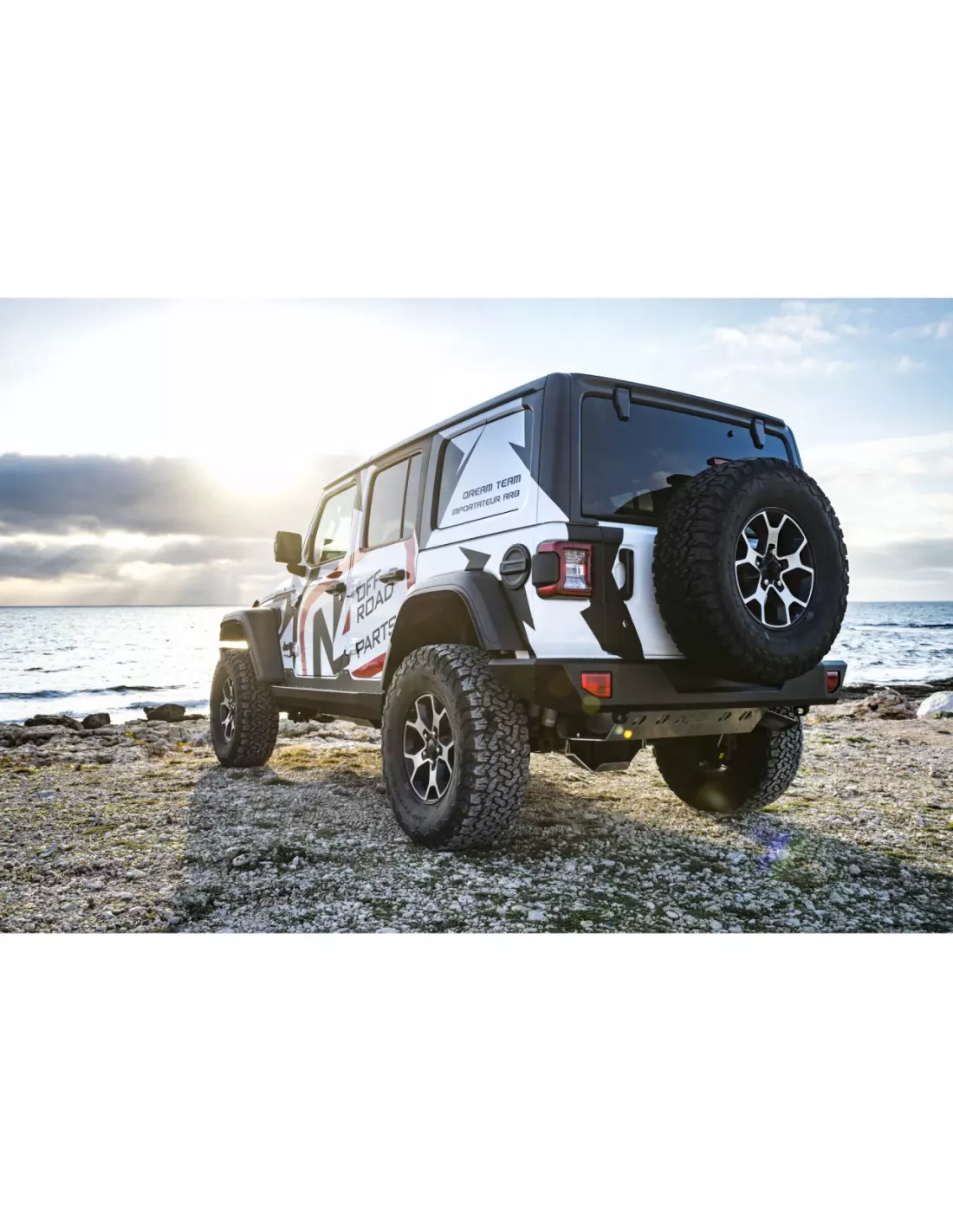 Pare-chocs arrière acier Jeep Wrangler JL JLU N4-Offroad N4-OFFROAD -