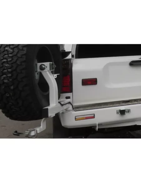 Porte roue de secours gauche Kaymar Toyota HDJ80 et Nissan Patrol GR