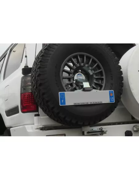 Porte roue de secours gauche Kaymar Toyota HDJ80 et Nissan Patrol GR