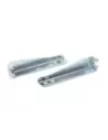 Paire de supports de vérins d'assistance d'ouverture de porte roue