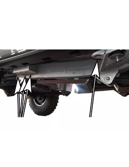 Protections tubulaires de bas de caisse Suzuki Jimny GL